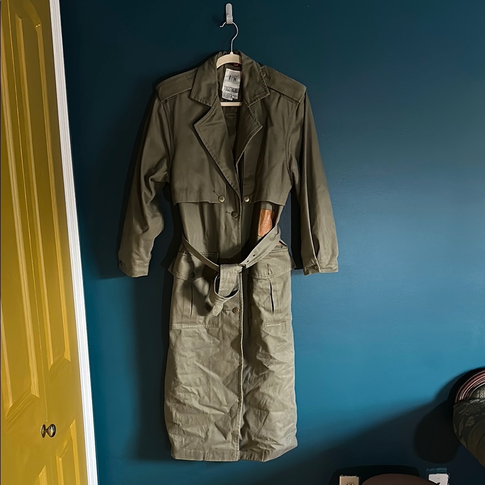 Together Chic Olive Green Coat